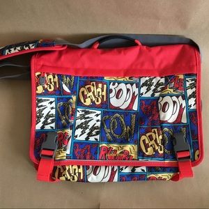 Lands End Comic Strip Kid’s Messenger Bag.